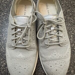 Cole Haan Gray Oxford Knit Shoes